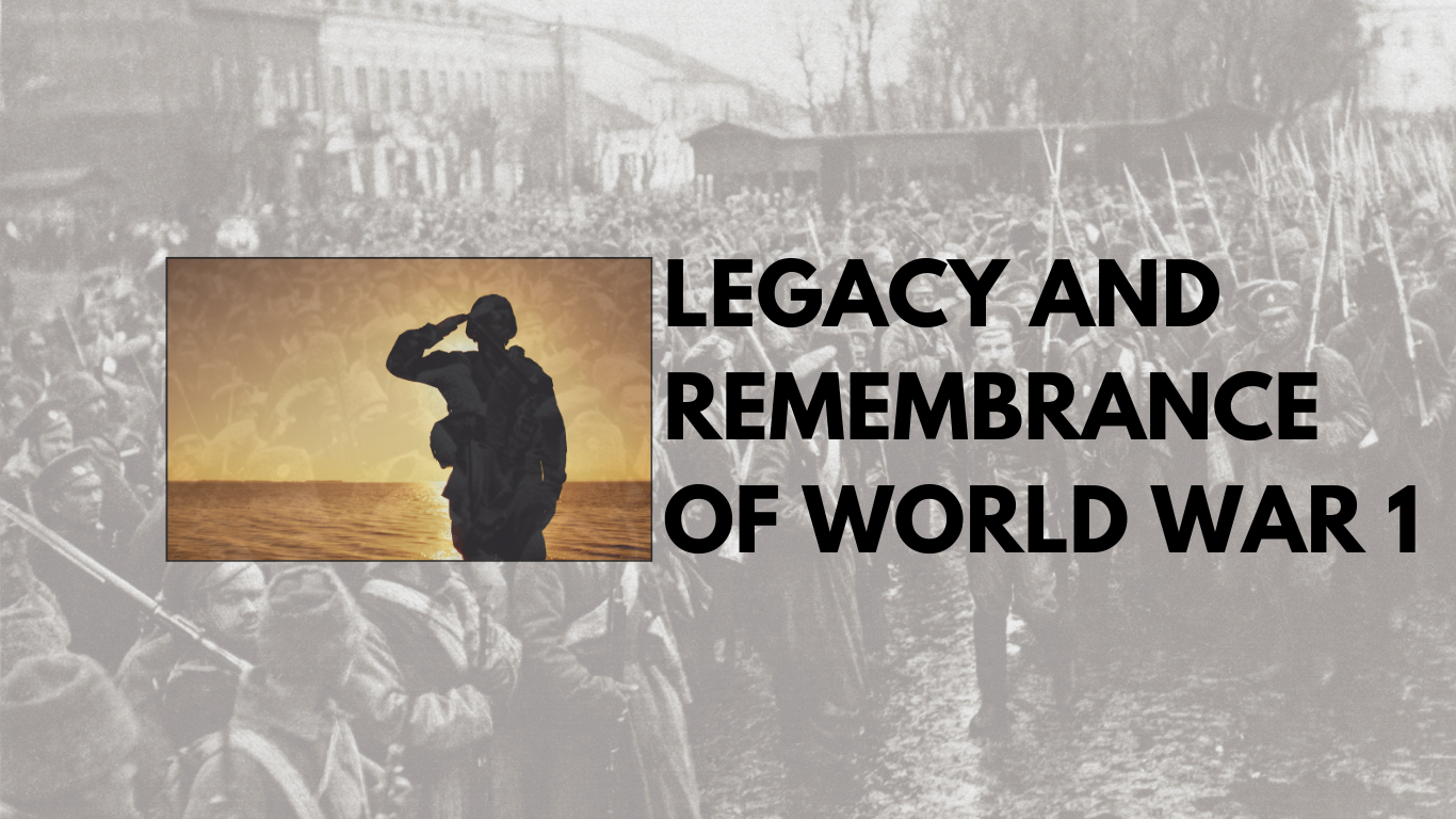 Legacy and Remembrance of World War 1
